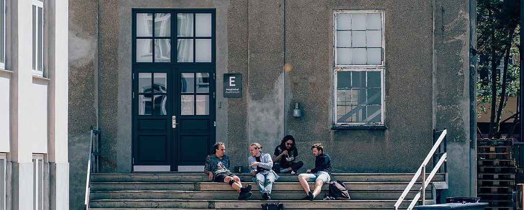 Adgang til KEA - Prinsesse Charlottes Gade. Foto: Emil Brandt