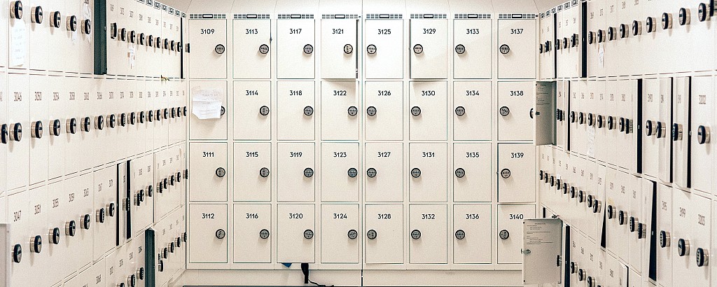 As a student on Prinsesse Charlottes Gade and Guldbergsgade you can get your own locker. Photo: Emil Brandt